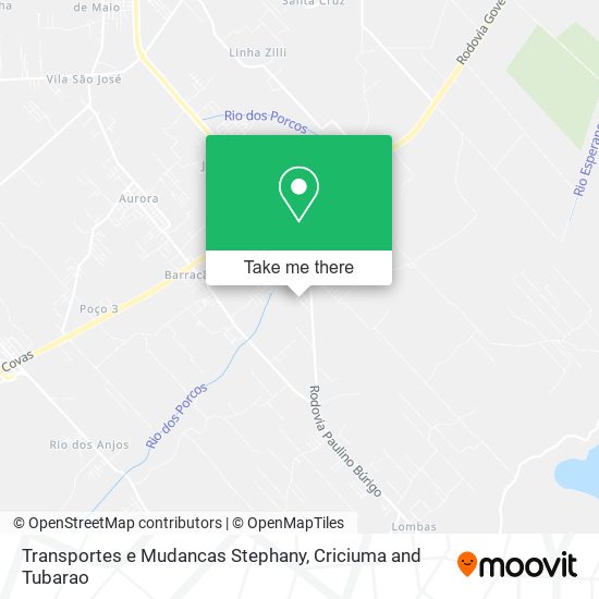 Transportes e Mudancas Stephany map