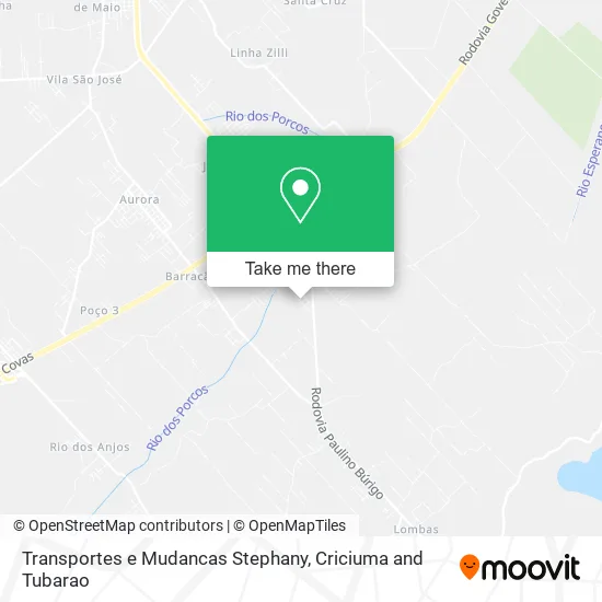 Transportes e Mudancas Stephany map
