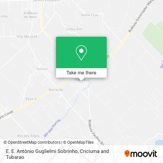E. E. Antônio Guglielmi Sobrinho map