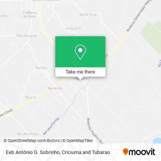 Eeb Antônio G. Sobrinho map