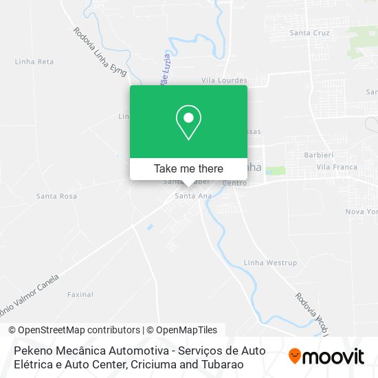 Pekeno Mecânica Automotiva - Serviços de Auto Elétrica e Auto Center map