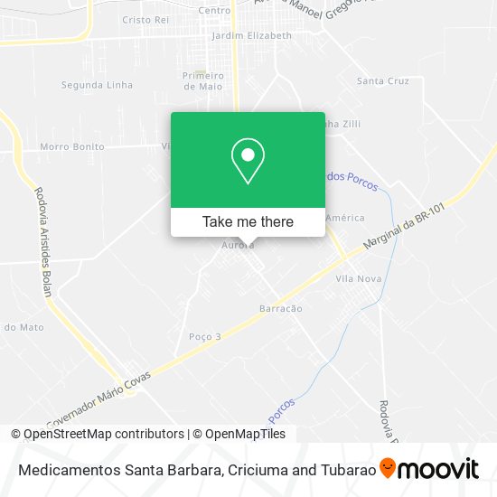 Medicamentos Santa Barbara map