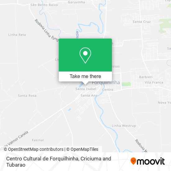 Centro Cultural de Forquilhinha map