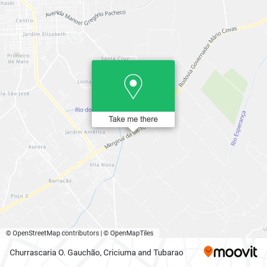 Churrascaria O. Gauchão map