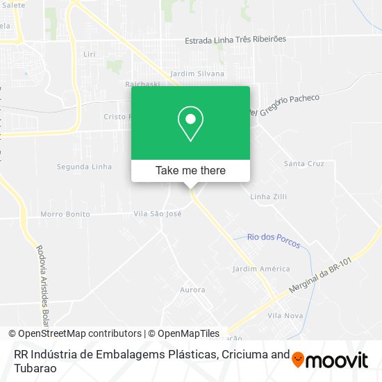 RR Indústria de Embalagems Plásticas map