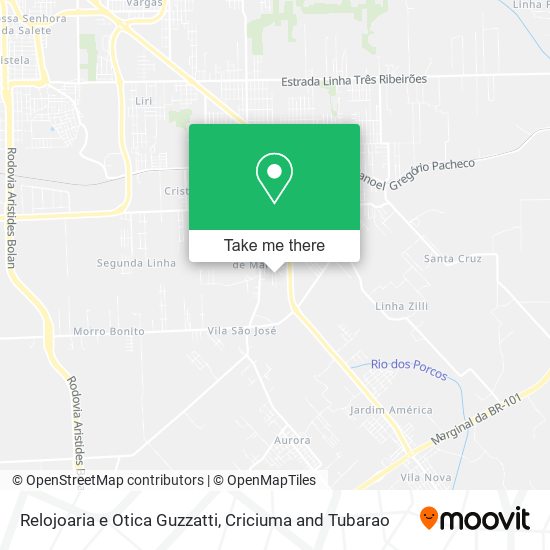 Relojoaria e Otica Guzzatti map