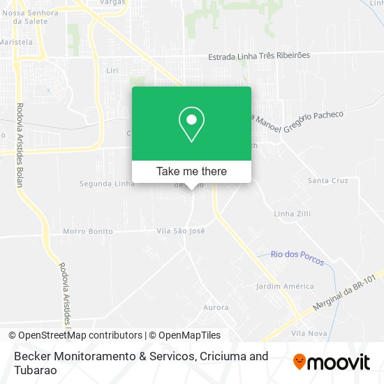 Becker Monitoramento & Servicos map