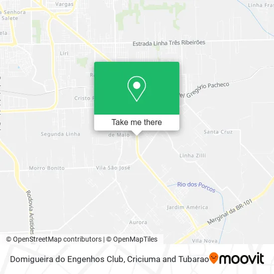 Domigueira do Engenhos Club map