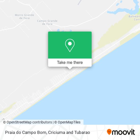 Praia do Campo Bom map
