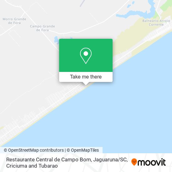 Restaurante Central de Campo Bom, Jaguaruna / SC map