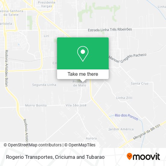 Rogerio Transportes map