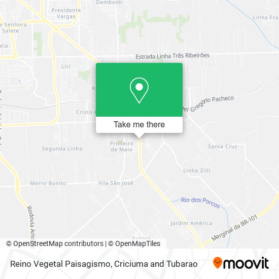 Reino Vegetal Paisagismo map