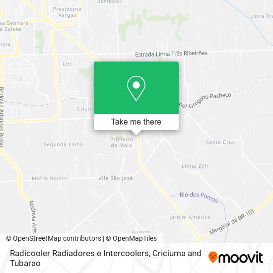 Radicooler Radiadores e Intercoolers map