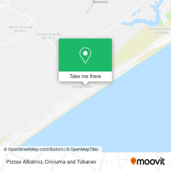 Pizzas Albatroz map