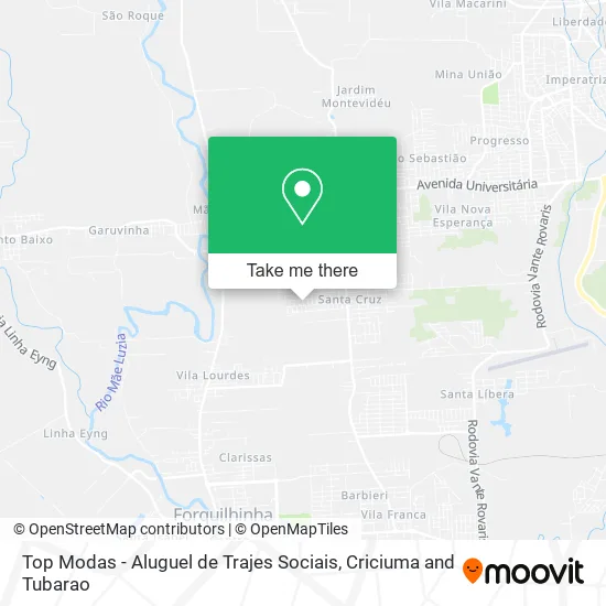 Top Modas - Aluguel de Trajes Sociais map