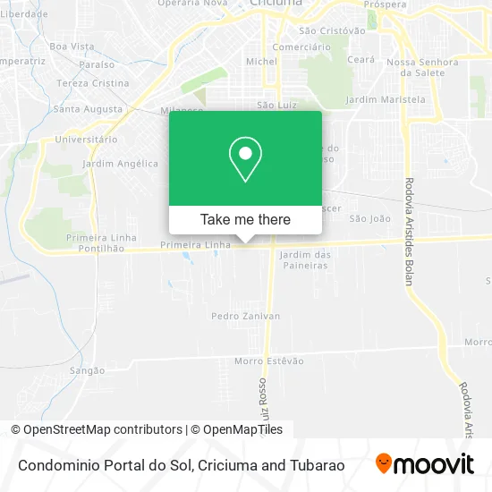Condominio Portal do Sol map