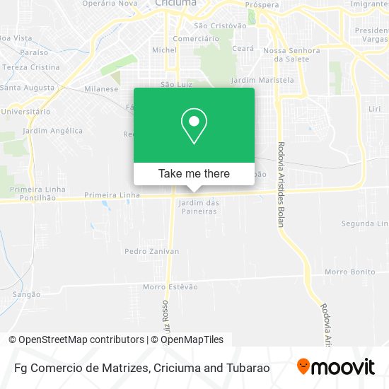 Fg Comercio de Matrizes map