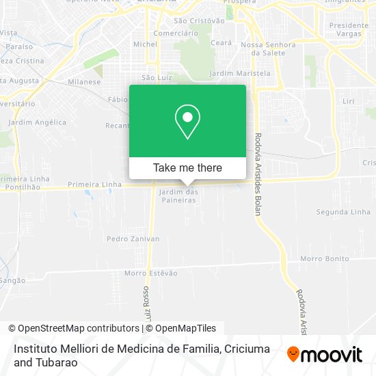 Instituto Melliori de Medicina de Familia map