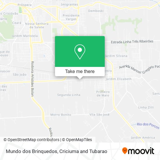 Mundo dos Brinquedos map