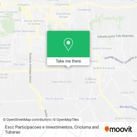 Escc Participacoes e Investimentos map