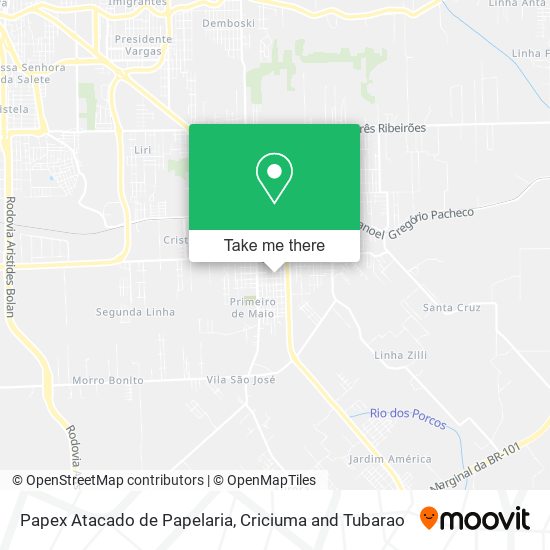 Papex Atacado de Papelaria map
