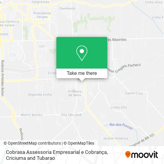 Cobrasa Assessoria Empresarial e Cobrança map