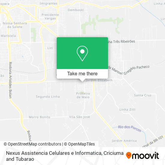 Nexus Assistencia Celulares e Informatica map