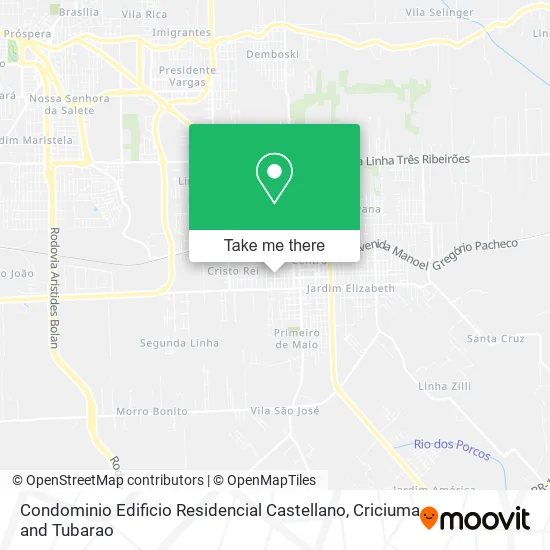Condominio Edificio Residencial Castellano map