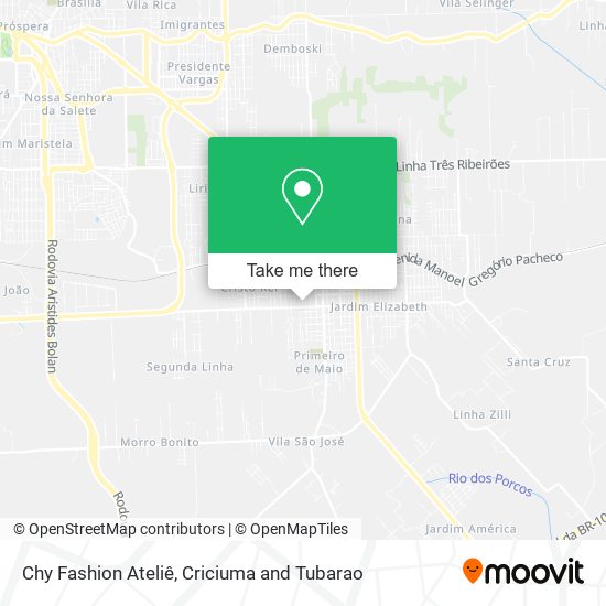 Chy Fashion Ateliê map