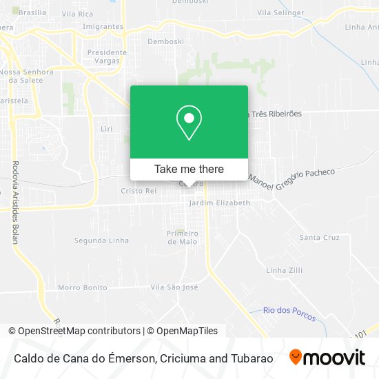 Caldo de Cana do Émerson map