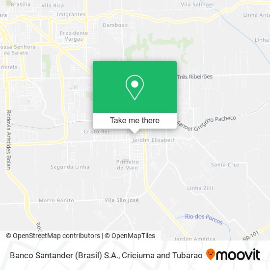 Banco Santander (Brasil) S.A. map