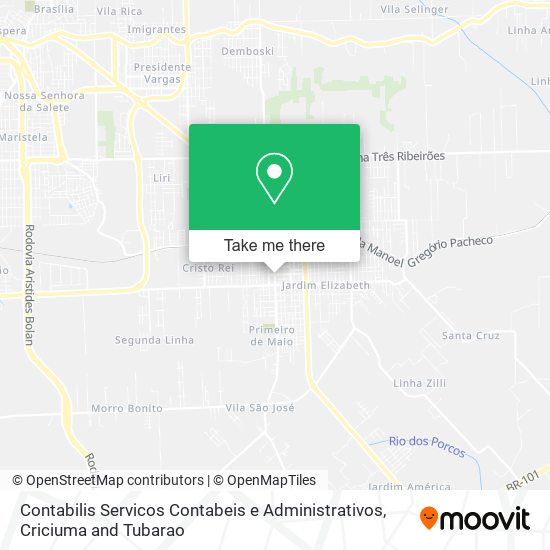 Contabilis Servicos Contabeis e Administrativos map