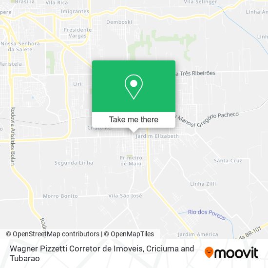 Wagner Pizzetti Corretor de Imoveis map