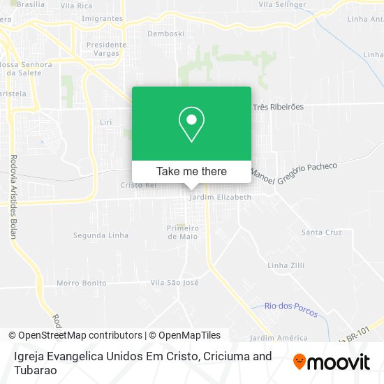 Igreja Evangelica Unidos Em Cristo map