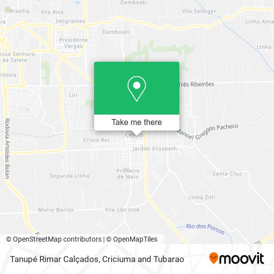 Tanupé Rimar Calçados map