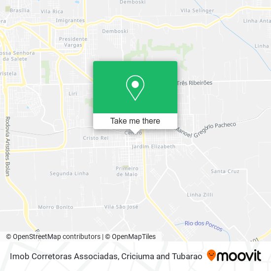 Imob Corretoras Associadas map