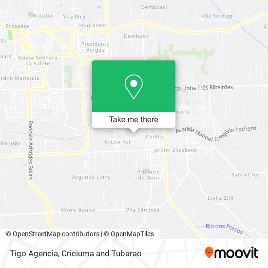 Tigo Agencia map