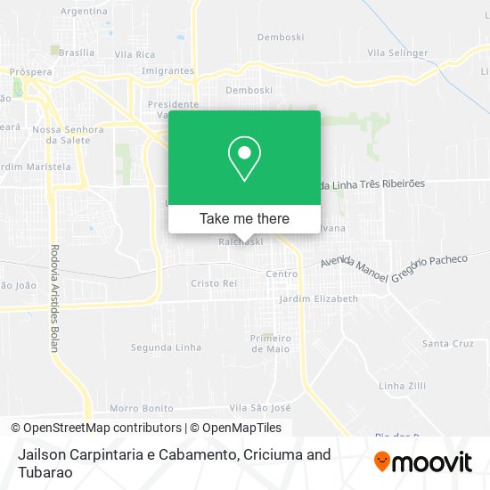 Jailson Carpintaria e Cabamento map