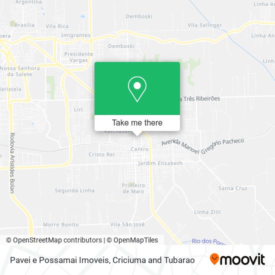 Pavei e Possamai Imoveis map