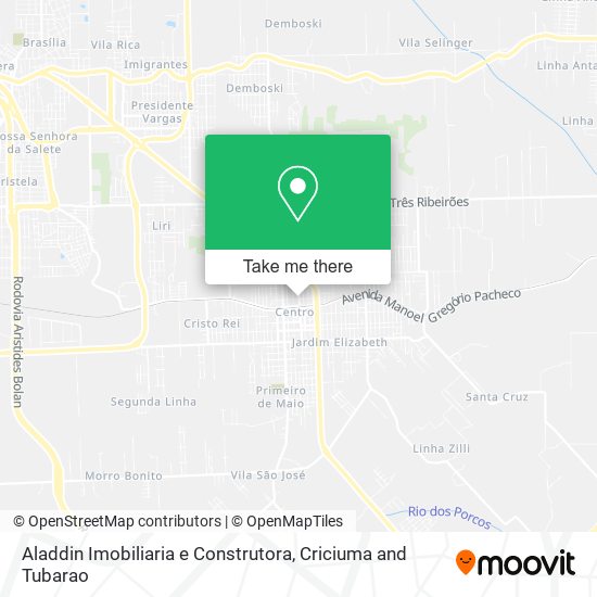 Aladdin Imobiliaria e Construtora map