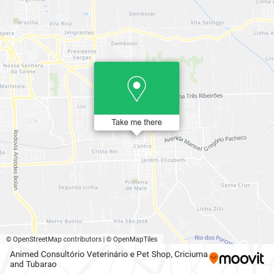 Animed Consultório Veterinário e Pet Shop map