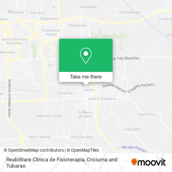 Reabilitare Clínica de Fisioterapia map