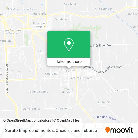 Sorato Empreendimentos map