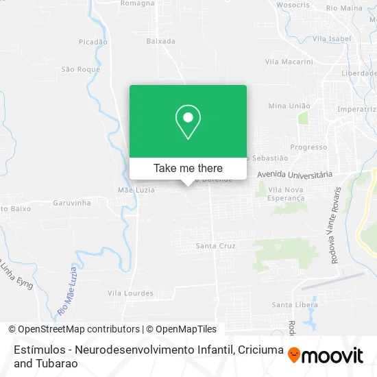 Estímulos - Neurodesenvolvimento Infantil map