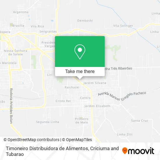 Timoneiro Distribuidora de Alimentos map