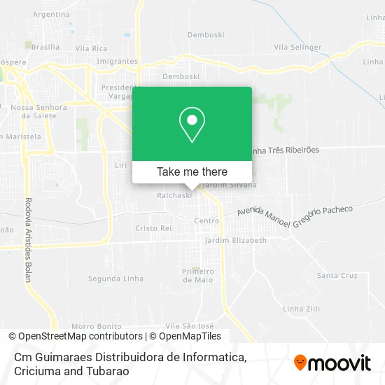 Cm Guimaraes Distribuidora de Informatica map