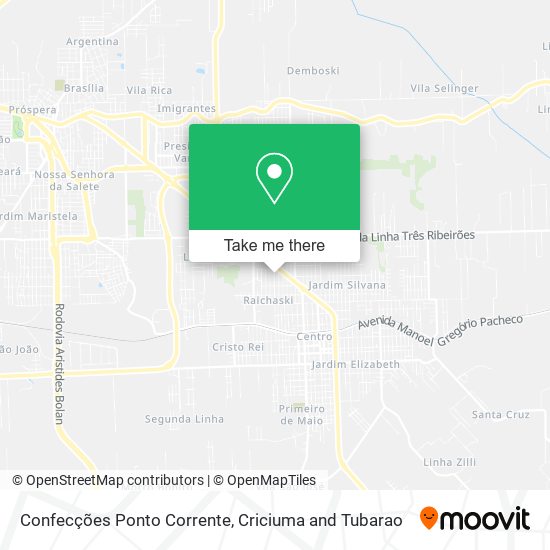 Confecções Ponto Corrente map
