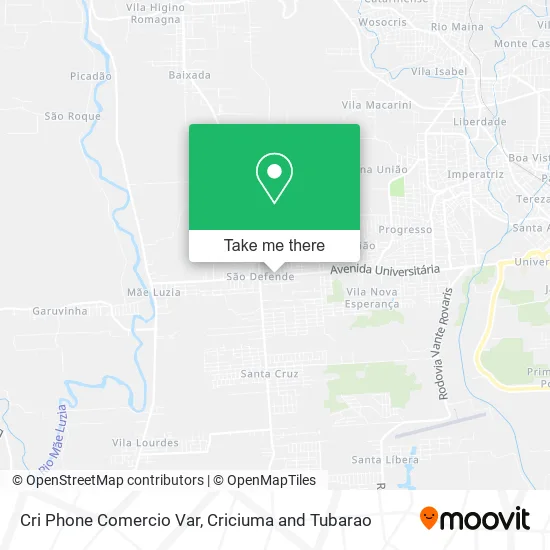 Cri Phone Comercio Var map