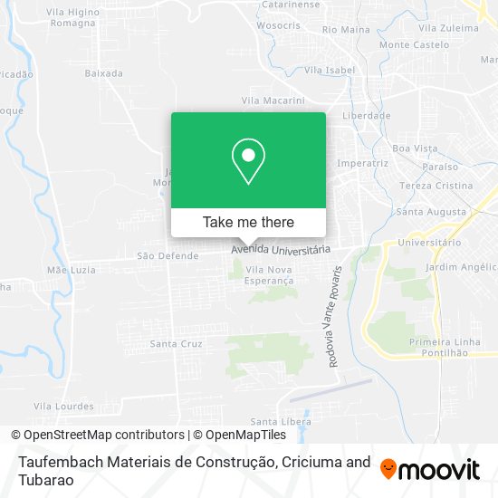 Taufembach Materiais de Construção map