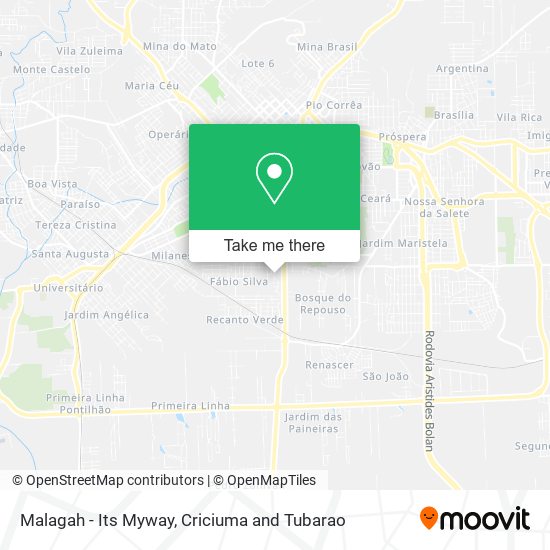 Malagah - Its Myway map